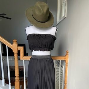 Ruffle style tube top